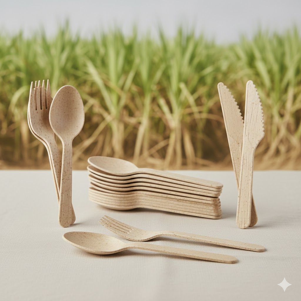 Sustainable Bagasse Cutlery