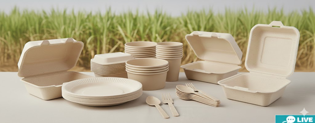 Sustainable Bagasse Party Packs