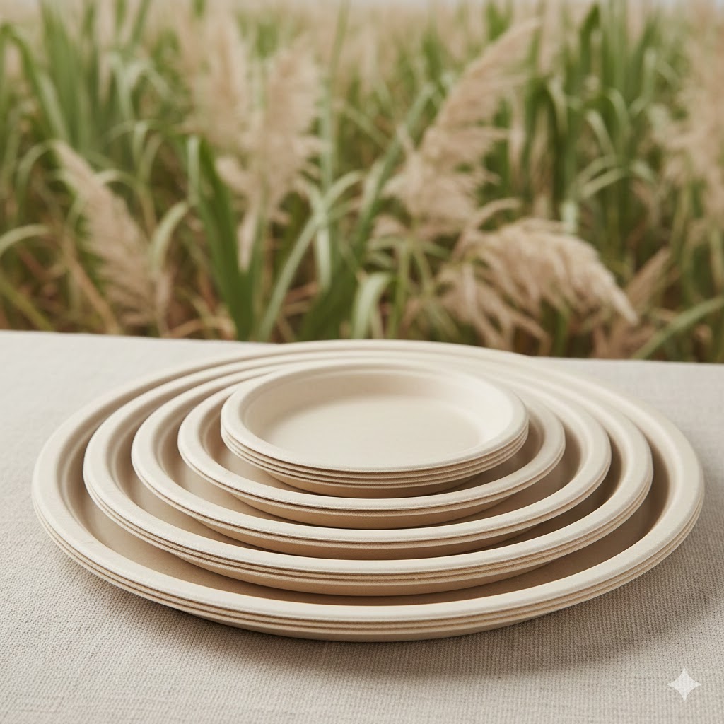 Premium Bagasse Plates